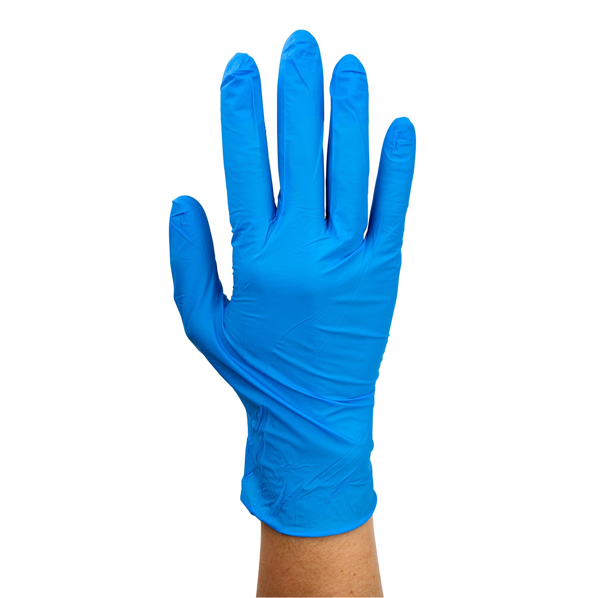 Dynarex 2513 Safe-Touch Blue Nitrile Exam Gloves