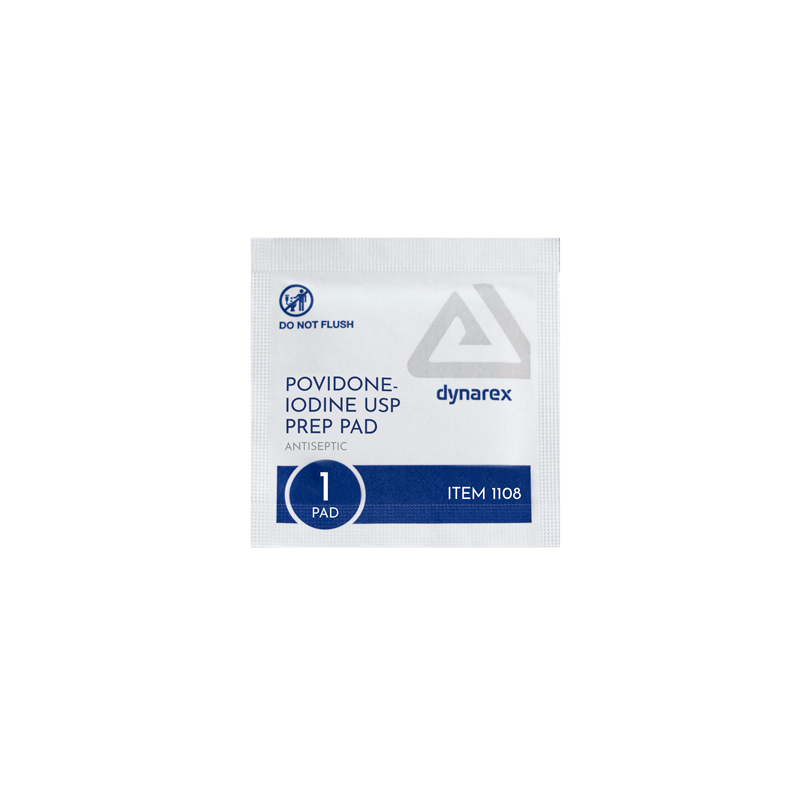 Dynarex 1108 Povidone Iodine Prep Pad