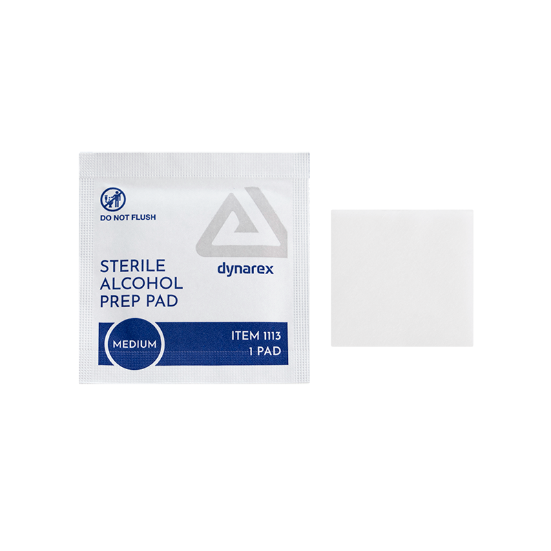 Dynarex 1113 Alcohol Prep Pad - Sterile