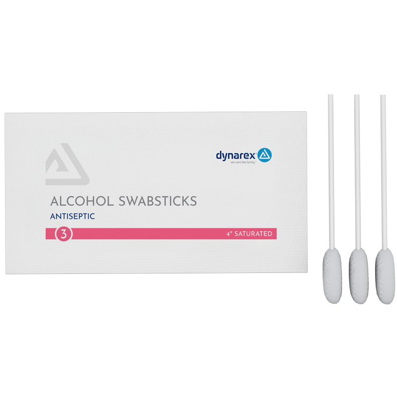 Dynarex 1204 Alcohol Swabsticks