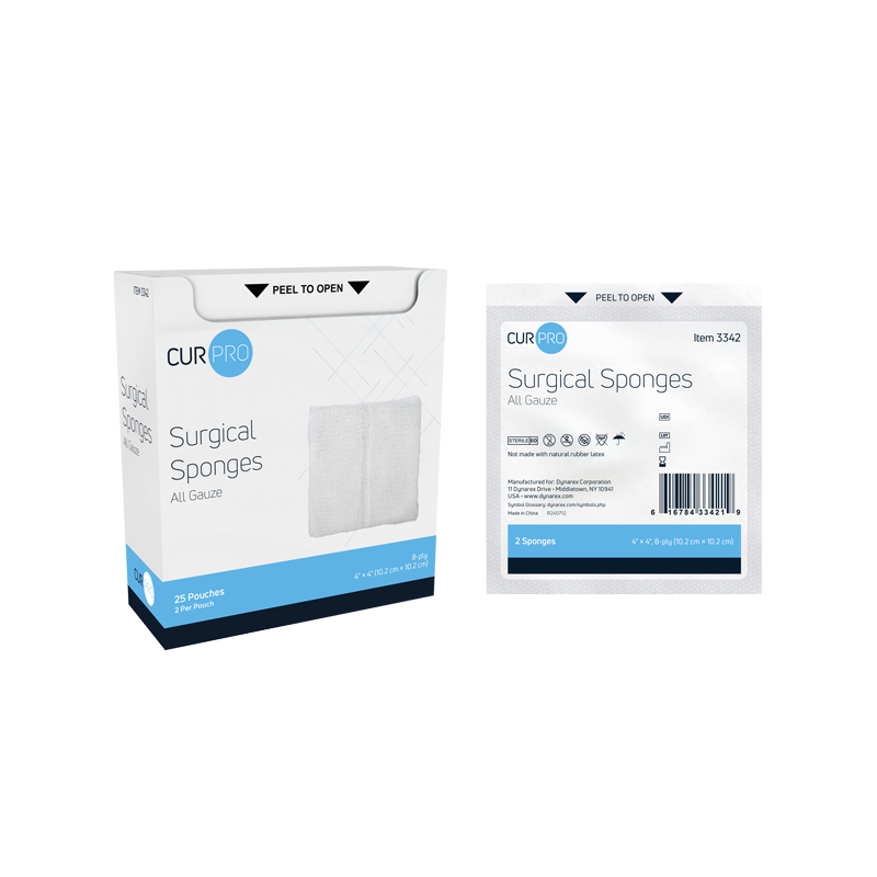 Dynarex 3342 Surgical Gauze Sponge - Sterile 2's