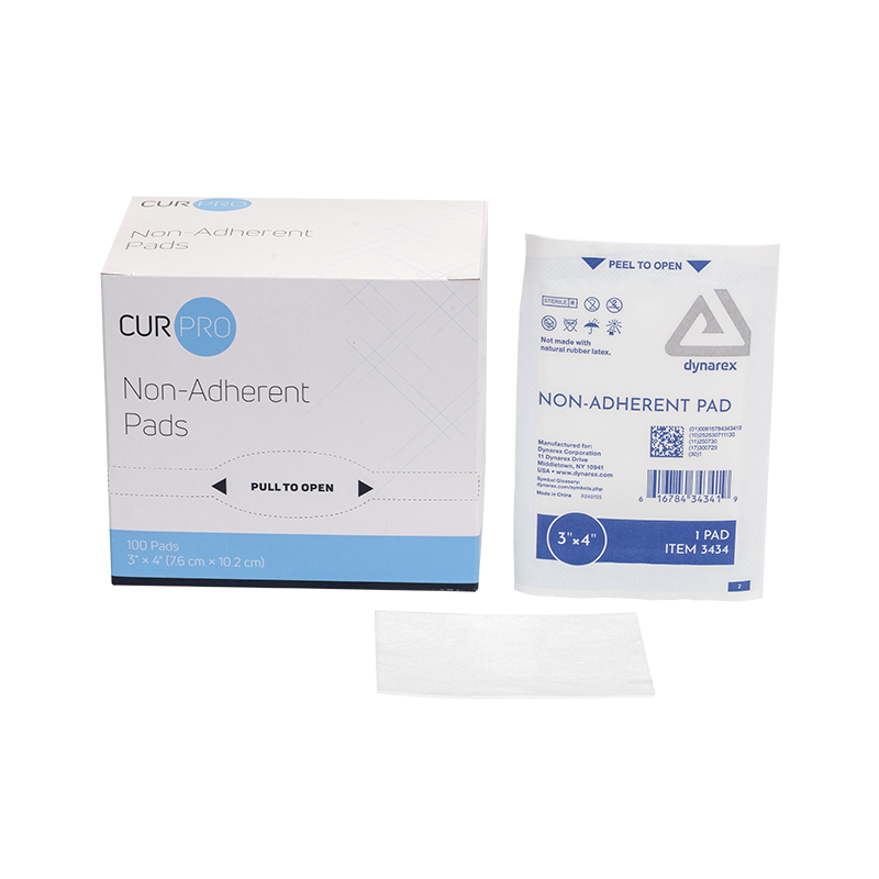 Dynarex 3434 Non-Adherent Pads - Sterile